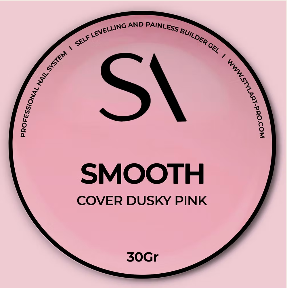 Smooth cover dusky pink